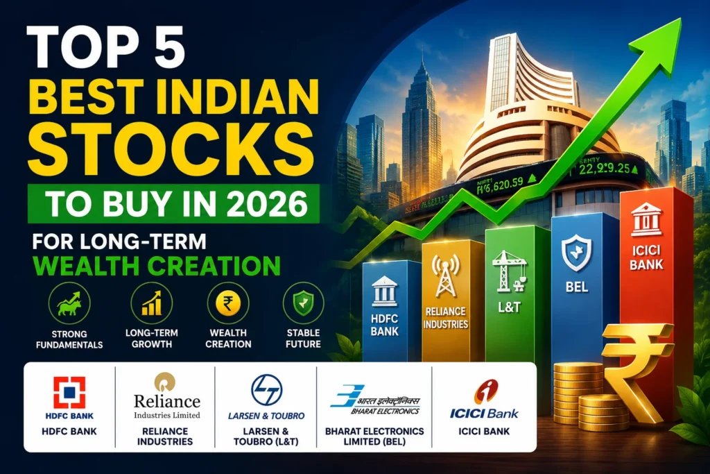 Top 5 Best Indian Stocks to Buy in 2026 for Long-Term Wealth Creation