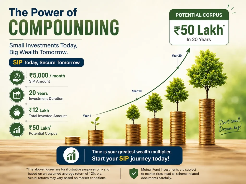 power of compounding investment planning india 2026