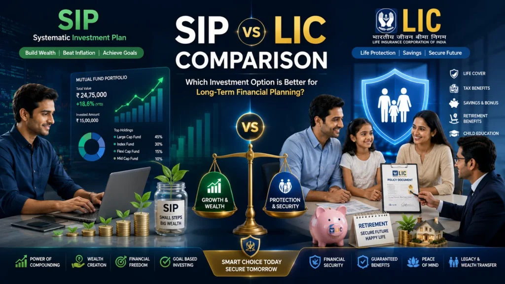SIP vs LIC Comparison