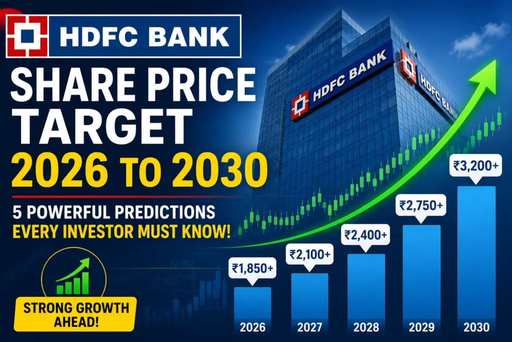 HDFC Bank Share Price Target 2026 to 2030